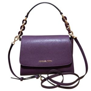 Michael Kors Sofia Small Damson Satchel